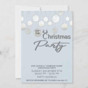 Moderne Logo-Typografie Firmenweihnachtsstift Part Einladung