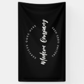 Moderne Logo-Vorlage Anpassbar Editierbar Banner (Vertikal)
