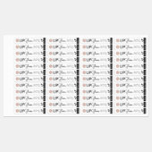 Moderne Logoklappen-Branding-Verpackung Kaffee Etiketten (Blatt)