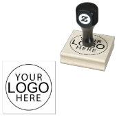 Moderne Logomitarbeiter Gummistempel (Stempel)