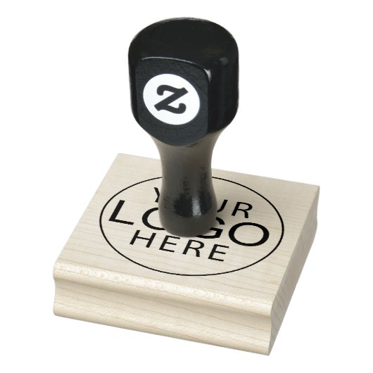 Moderne Logomitarbeiter Gummistempel (Stempel)