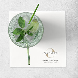 Moderne Logoreinigung Minimal Unternehmen Weiß N Serviette