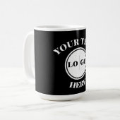 Moderne Logos und Texte Kaffeetasse (Vorderseite Links)