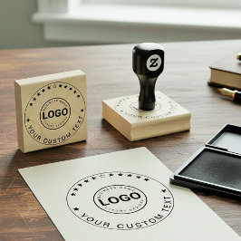 Moderne Logostempel (Benutzerdefinierte Geschäftst Gummistempel