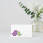 Moderne Lovebirds, Platzkarten (Stehend Vorderseite)