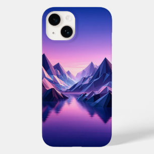Moderne Low-Poly-Gebirgs-Handyhülle - Geometrisch  Case-Mate iPhone 14 Hülle