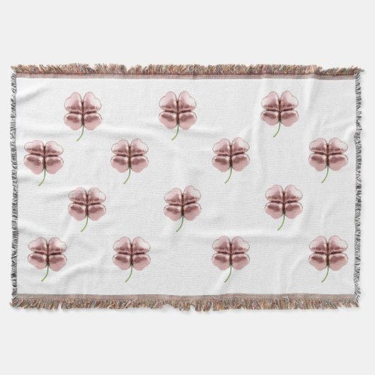 Moderne Lucky Decke - Elegante Rose Gold (Vorderseite)