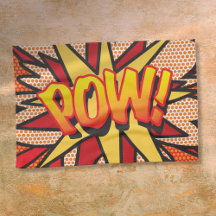 Moderne lustige Comic- Pop-Art POW