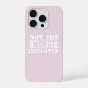 Moderne lustige Humor Bürotreff Zitat Weiße iPho iPhone 15 Pro Hülle