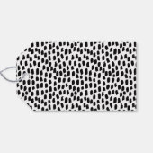 Moderne, lustige Skripte Schwarz und Gold Urlaub Geschenkanhänger (Rückseite Horizontal)