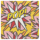 Moderne lustige typografische Comic-POP-Pattern Stoff (Nahaufnahme)
