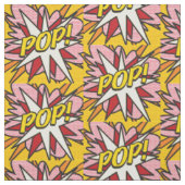 Moderne lustige typografische Comic-POP-Pattern Stoff (Muster)