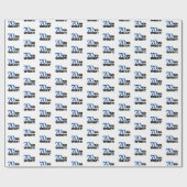 Moderne lustige Zitat-Typografie 70. Geburtstag Geschenkpapier (Flach)