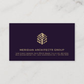 Moderne Luxe Visitenkarten für Architekten Visitenkarte (Vorderseite)