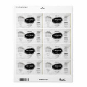 Moderne luxuriöse Dropper Flaschen Produktkennzeic (Vorne)