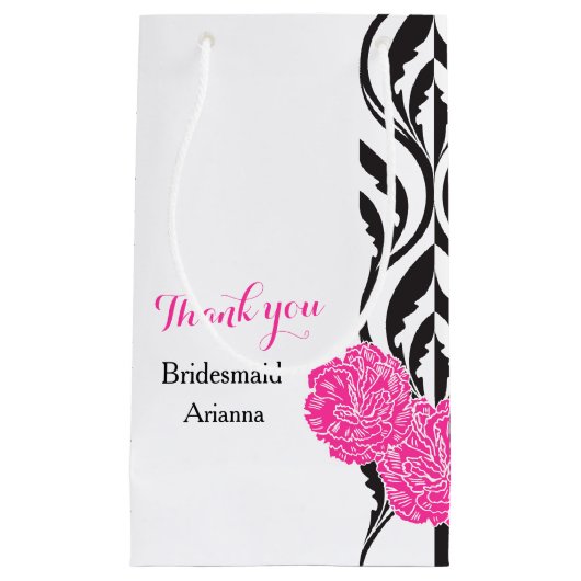 Moderne luxuriöse Hochzeitshelfer bevorzugen Gesch Kleine Geschenktüte (Vorderseite)