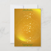 | Moderne Luxus-Antwortkarte RSVP Karte (Rückseite)