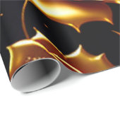 Moderne Luxus Big Gold Rose Collection Geschenkpapier (Rolleneckpunkt)