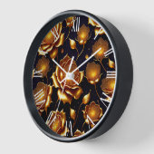 Moderne Luxus Big Gold Rose Collection Uhr (Winkel)
