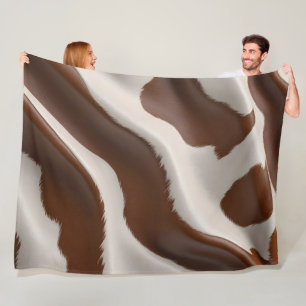 Moderne Luxus Elegante Kunstkuh-Leder-Kollektion Fleecedecke