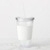 Moderne Luxus-Hochzeitspersonalisation Acryltrinkbecher (Links)