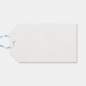 Moderne Luxus-Hochzeitspersonalisation Geschenkanhänger (Rückseite Horizontal)