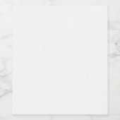 Moderne Luxus-Hochzeitspersonalisation Weinetikett (Einzelnes Label)