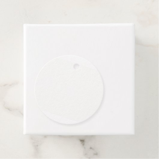 Moderne Luxus-Hochzeitspersonalisierung Geschenkanhänger (Beispiel)