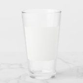 Moderne Luxus-Hochzeitspersonalisierung Glas (Rückseite)