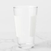 Moderne Luxus-Hochzeitspersonalisierung Glas (Links)