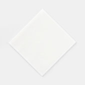 Moderne Luxus-Hochzeitspersonalisierung Serviette (Ecke)