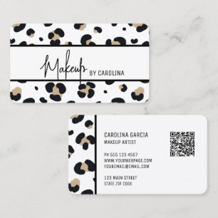Moderne Luxus Makeup Artist Business Card Visitenkarte