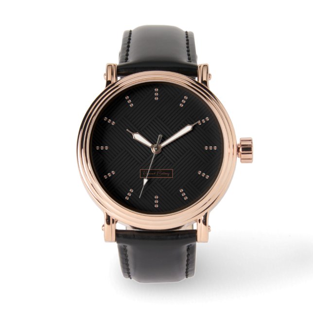 Moderne Luxus-Musterüberwachung Armbanduhr (Vorderseite)
