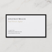 Moderne Luxus-Visitenkarten Visitenkarte (Vorderseite)