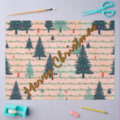 Moderne Luxus-Weihnachtsbäume Seidenpapier (Basteln)