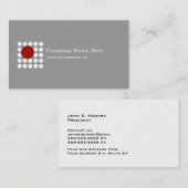 Moderne LuxusVisitenkarten Visitenkarte (Vorne/Hinten)