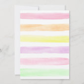 Moderne Mädchen-Popsikerkrankung mit uns Geburtsta Einladung (Rückseite)