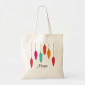 Moderne Mädchen Whimsical Regenbogen Trendig Süß Tragetasche (Vorne)