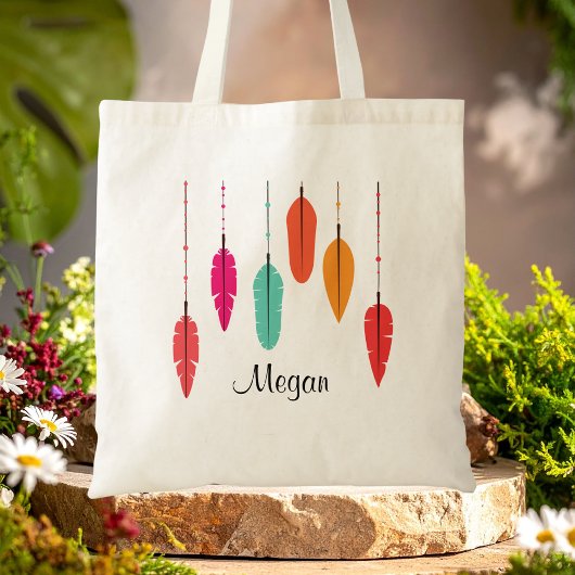 Moderne Mädchen Whimsical Regenbogen Trendig Süß Tragetasche