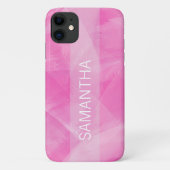 Moderne Mädchenhaft Rosa Wasserfarbe Stylisch Case-Mate iPhone Hülle (Rückseite)