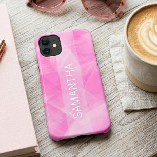 Moderne Mädchenhaft Rosa Wasserfarbe Stylisch Case-Mate iPhone Hülle