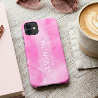 Moderne Mädchenhaft Rosa Wasserfarbe Stylisch Case-Mate iPhone Hülle