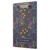 Moderne mädchenhafte bunte Erstmarineblau nicht Klemmbrett (Links)