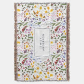 Moderne mädchenhafte bunte Erstmarineblau thr Decke (Vorderseite Vertikal)