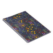 Moderne mädchenhafte, farbenfrohe Erstmarineblau Notizblock (Rechte Seite)