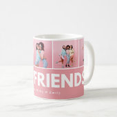 Moderne, mädchenhafte Multi-Foto-Skripte trendige  Kaffeetasse (VorderseiteRechts)