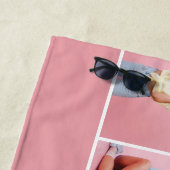 Moderne, mädchenhafte Multi-Foto-Skripte trendige Strandtuch (Beispiel)