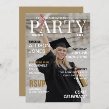 Moderne Magazine Foto Graduation Party
