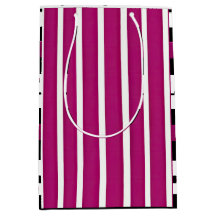 Moderne Magenta Schwarz-weiße, fette Streifen