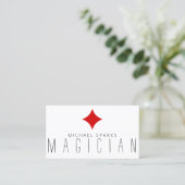Moderne Magician Card Poker Unterhaltung Visitenkarte (Stehend Vorderseite)